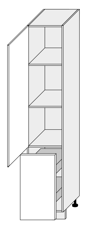 Kuchynská skrinka Tivoli 2D14K/40/KARGO