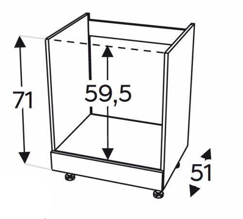 Kuchynská skrinka Mono Klasik DP60