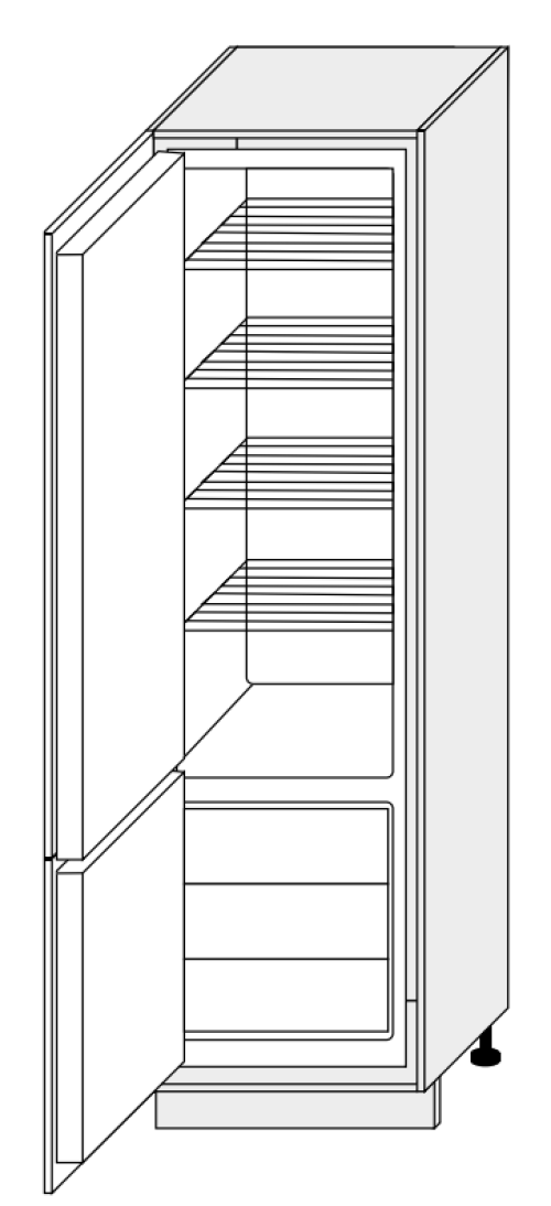 Kuchynská skrinka Rimini D14/DL/60/207 spotrebičová