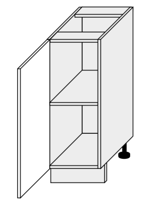 Kuchynská skrinka Quantum D1D/30