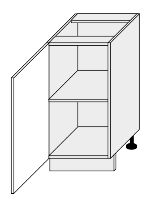 Kuchynská skrinka Silver D1D/40