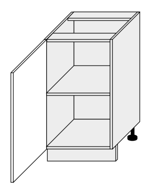 Kuchynská skrinka Rimini D1D/45