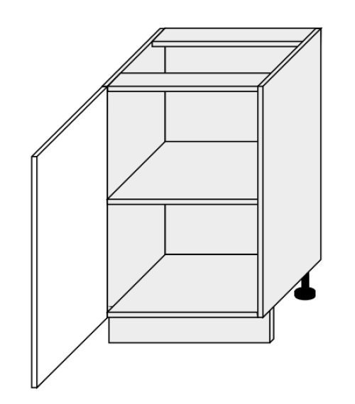 Kuchynská skrinka Brerra D1D/50