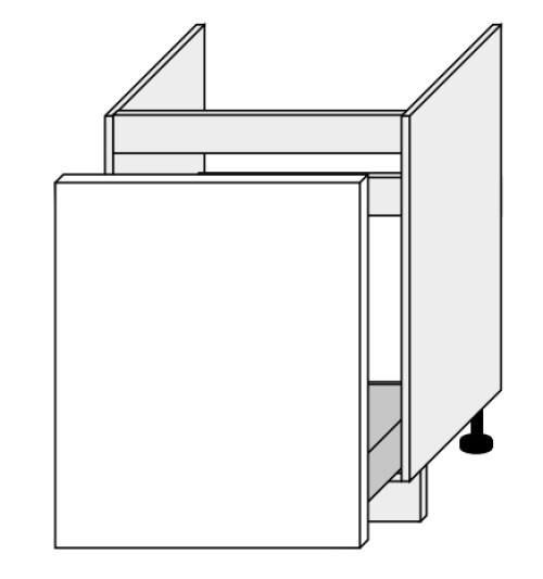 Kuchynská skrinka Tivoli D1ZM/60