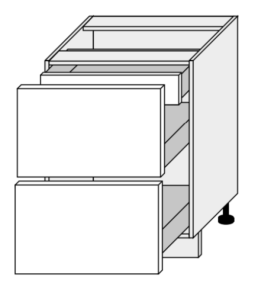 Kuchynská skrinka Tivoli D2A/60/1A HETTICH