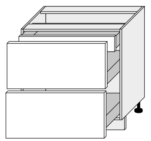 Kuchynská skrinka Rimini D2A/80/1A HETTICH