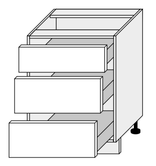 Kuchynská skrinka Brerra D3M/60