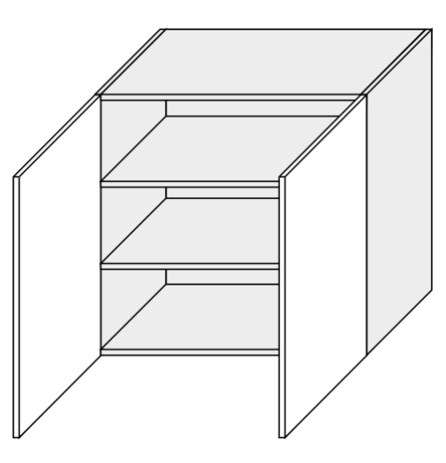 Kuchynská skrinka Brerra W3/80