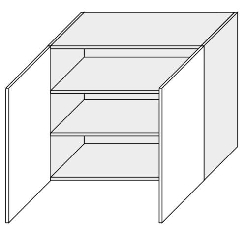 Kuchynská skrinka Rimini W3/90