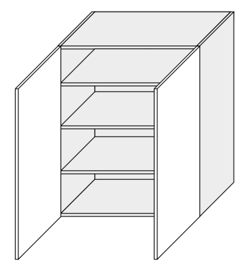 Kuchynská skrinka Emporium W4/80