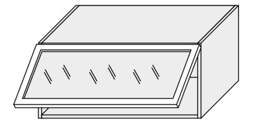 Kuchynská skrinka Platinum W4BS/80 ALU